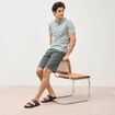 Short vert kaki homme