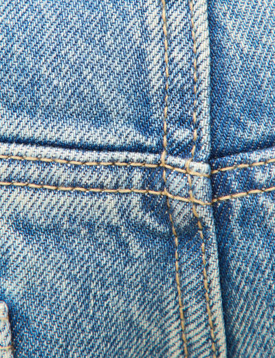 Jeans barrel taille standard bleu femme