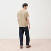 T-shirt en coton vert olive homme