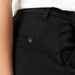 Short chino éco-responsable noir femme