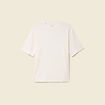 T-shirt en coton ecru homme
