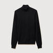 Pull manches longues noir homme