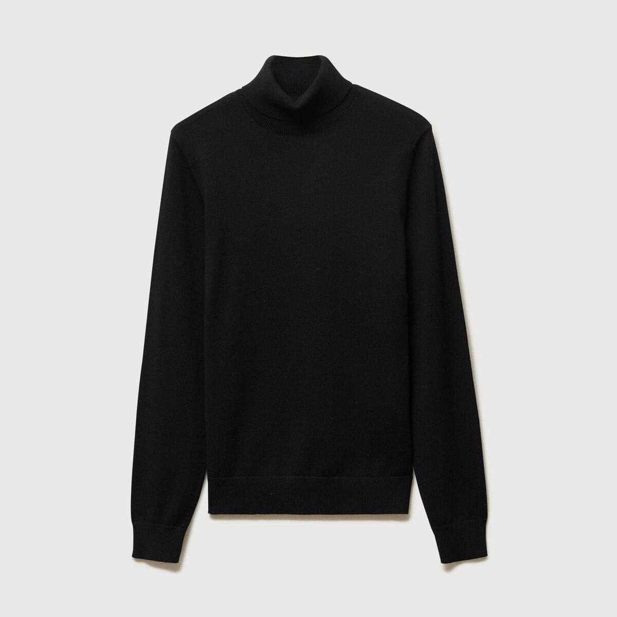 Pull manches longues noir homme