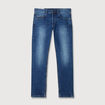 Jeans straight longueur 32 denim stone homme