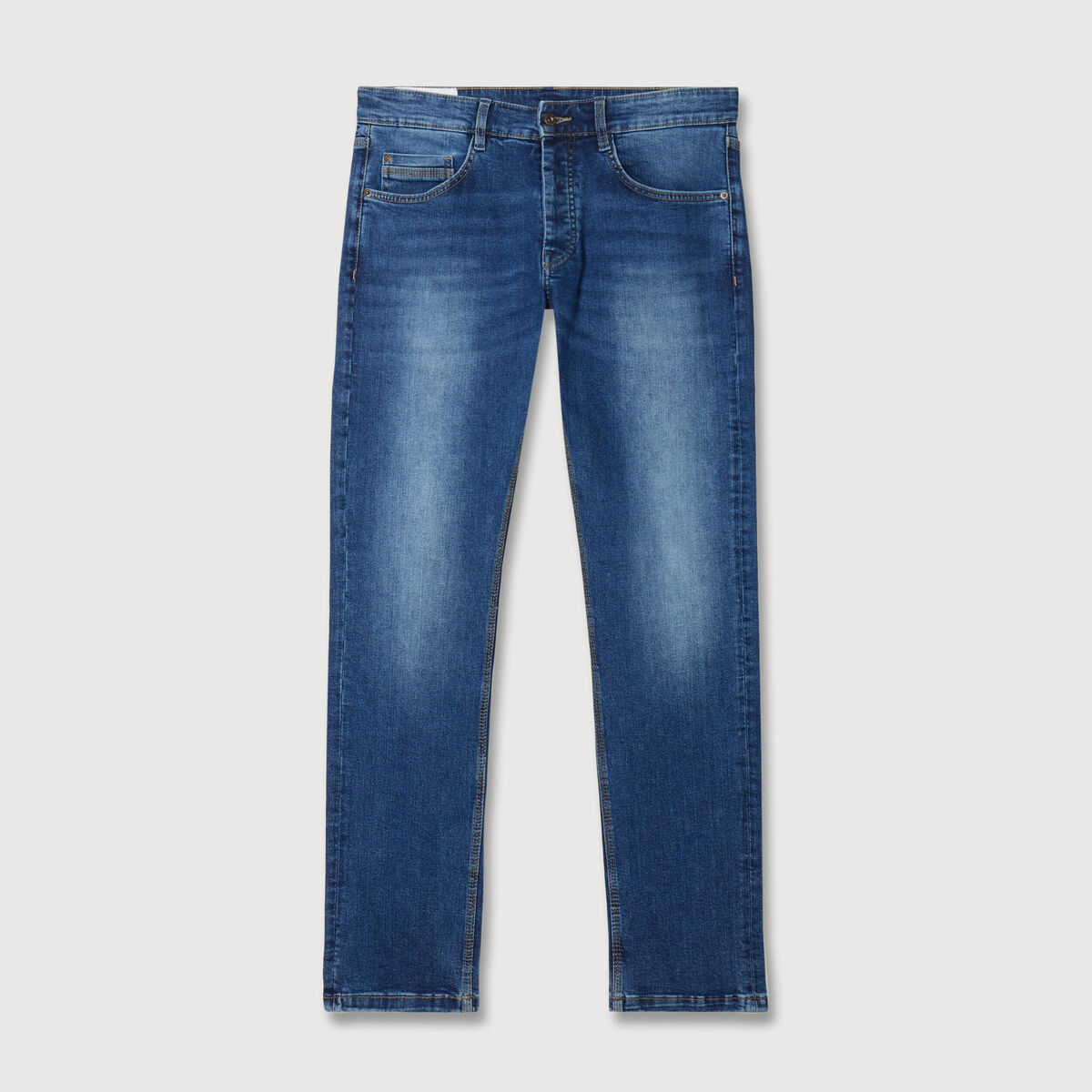 Jeans straight longueur 32 denim stone homme