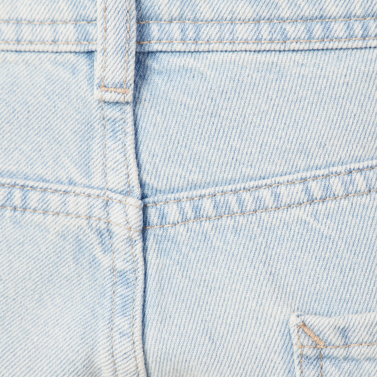 Jeans straight 5 poches denim bleach homme