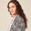 Veste esprit blazer droite noir femme