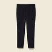 Pantalon slim cigarette noir homme