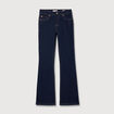 Jeans bootcut denim brut rinse femme