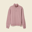 Sweat manches longues en coton vieux rose homme