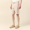 Bermuda droit beige homme