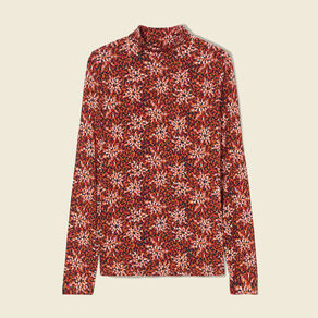 T-shirt manches longues camel femme