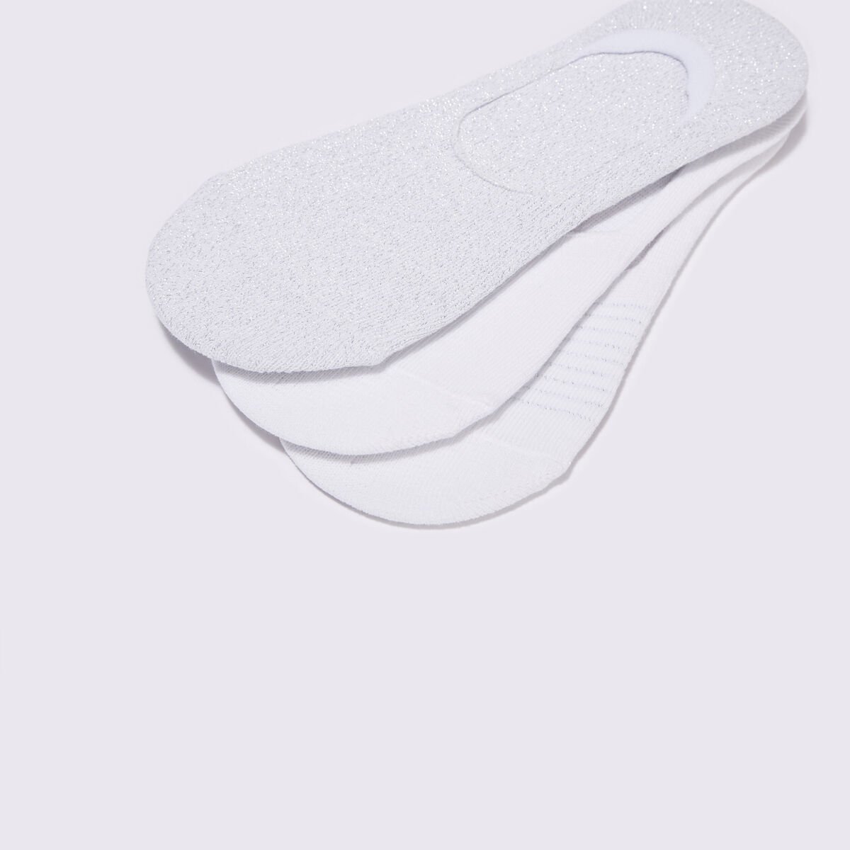 Lot 3 paires socquettes blanc femme