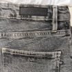Jeans slim 7/8&egrave;me taille haute denim gris femme