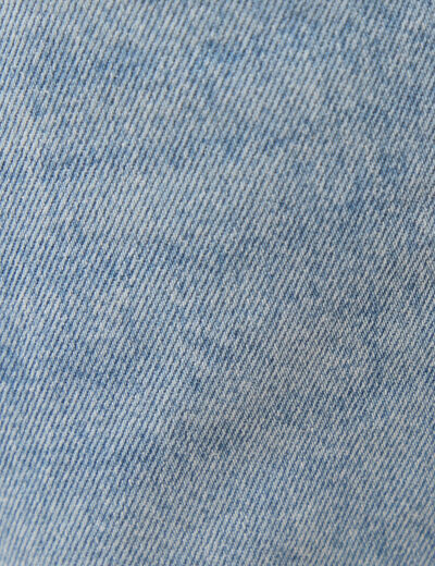 Jeans straight longueur 32 en coton denim used homme