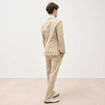 Veste blazer stretch beige homme
