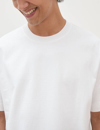 T-shirt en coton blanc homme