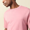 T-shirt manches courtes vieux rose homme
