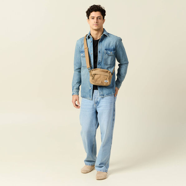 Surchemise en jean denim dirty homme