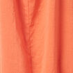 Robe longue droite satin orange foncé femme