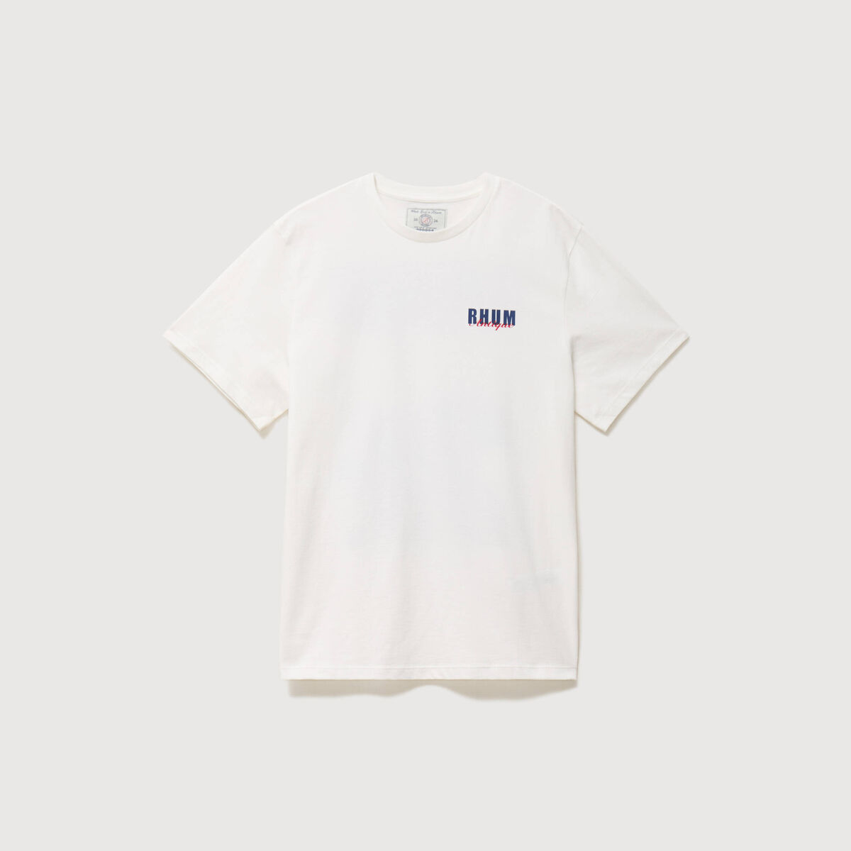 T-shirt en coton ecru homme