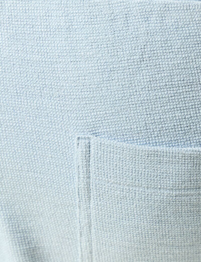 Short droit avec cordon bleu ciel homme