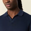 Polo manches courtes bleu marine homme