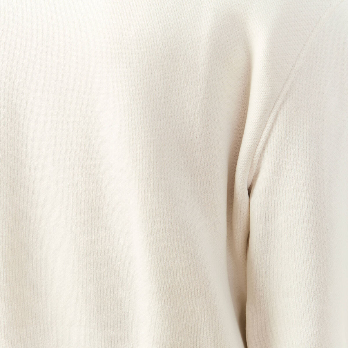 Sweat manches longues ecru homme