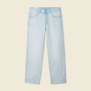 jeans large 5 poches denim snow bleach homme Jeans large 5 poches denim snow bleach homme