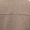 Veste oversize courte col classique taupe homme