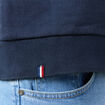 Sweat manches longues bleu marine homme
