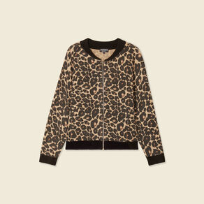 Gilet zippé éco-responsable noir femme