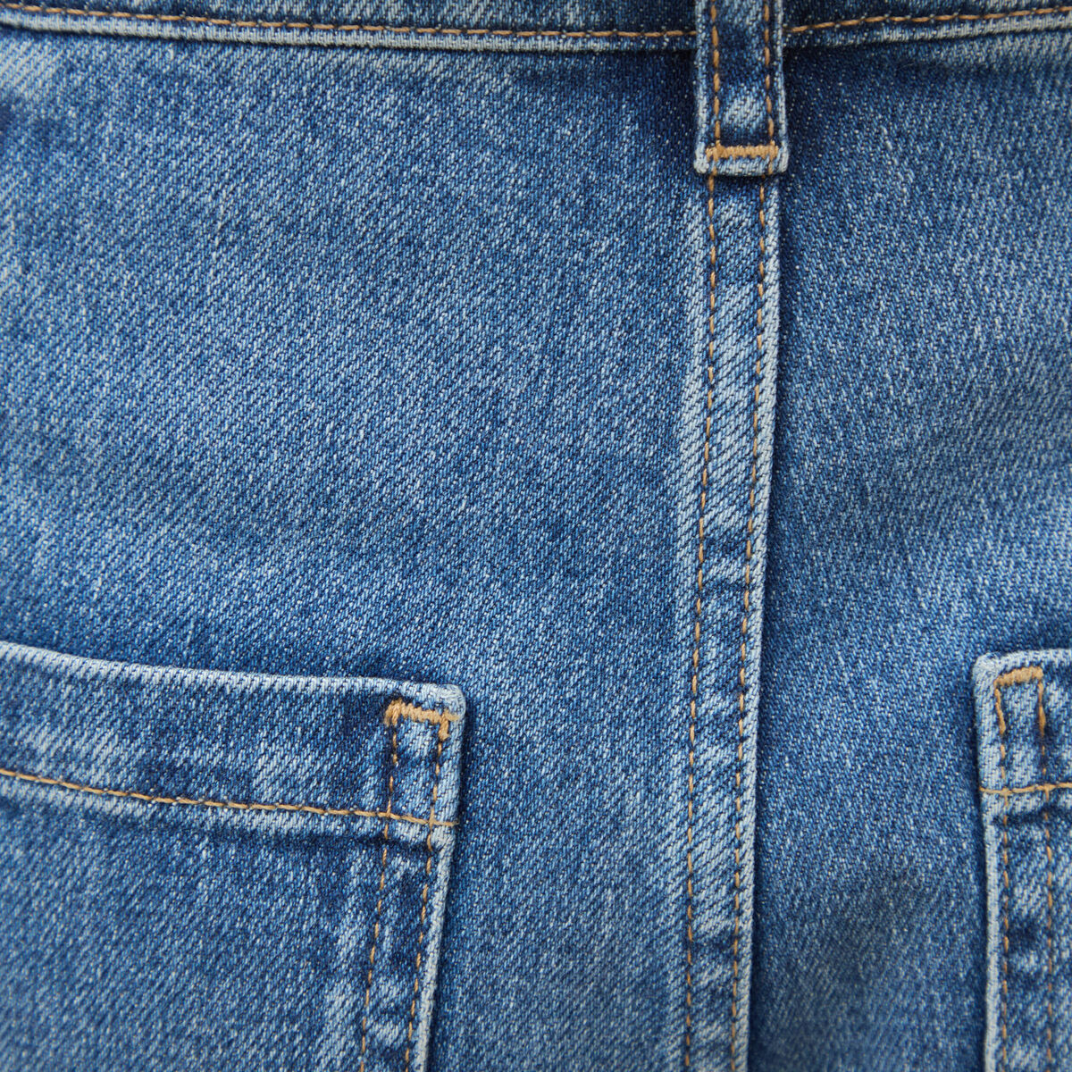 Jeans bootcut taille haute denim stone femme