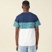 T-shirt manches courtes bleu homme