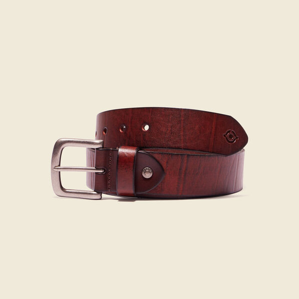 Ceinture en cuir marron homme