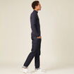 Pull manches longues bleu marine homme