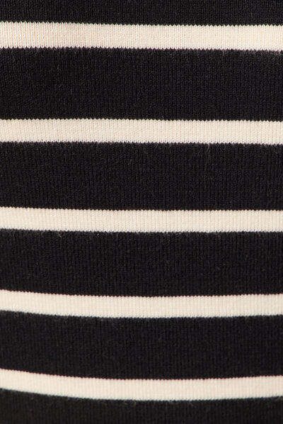 Robe pull éco-responsable noir femme