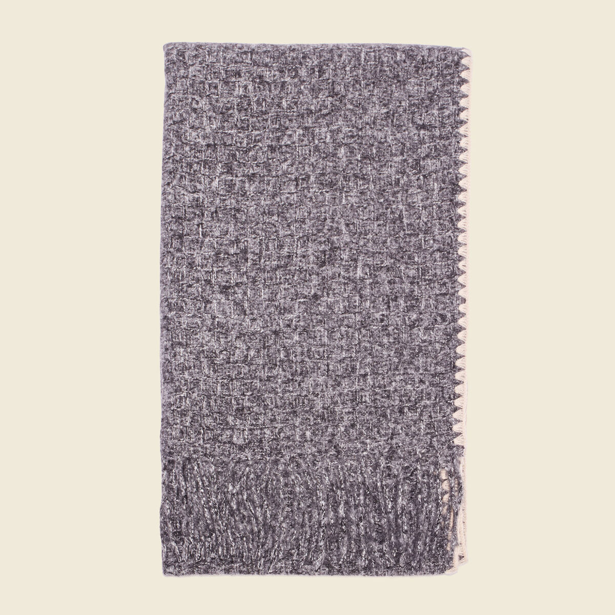 Écharpe gris femme