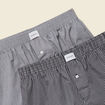 Lot de 2 cale&ccedil;ons en coton noir homme
