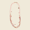 Collier 3 rangs avec perles multicolore femme