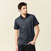 Polo manches courtes bleu marine homme