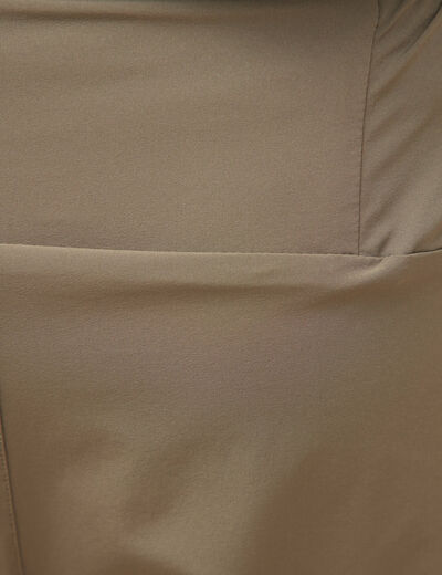 Short doubl&eacute; taupe homme
