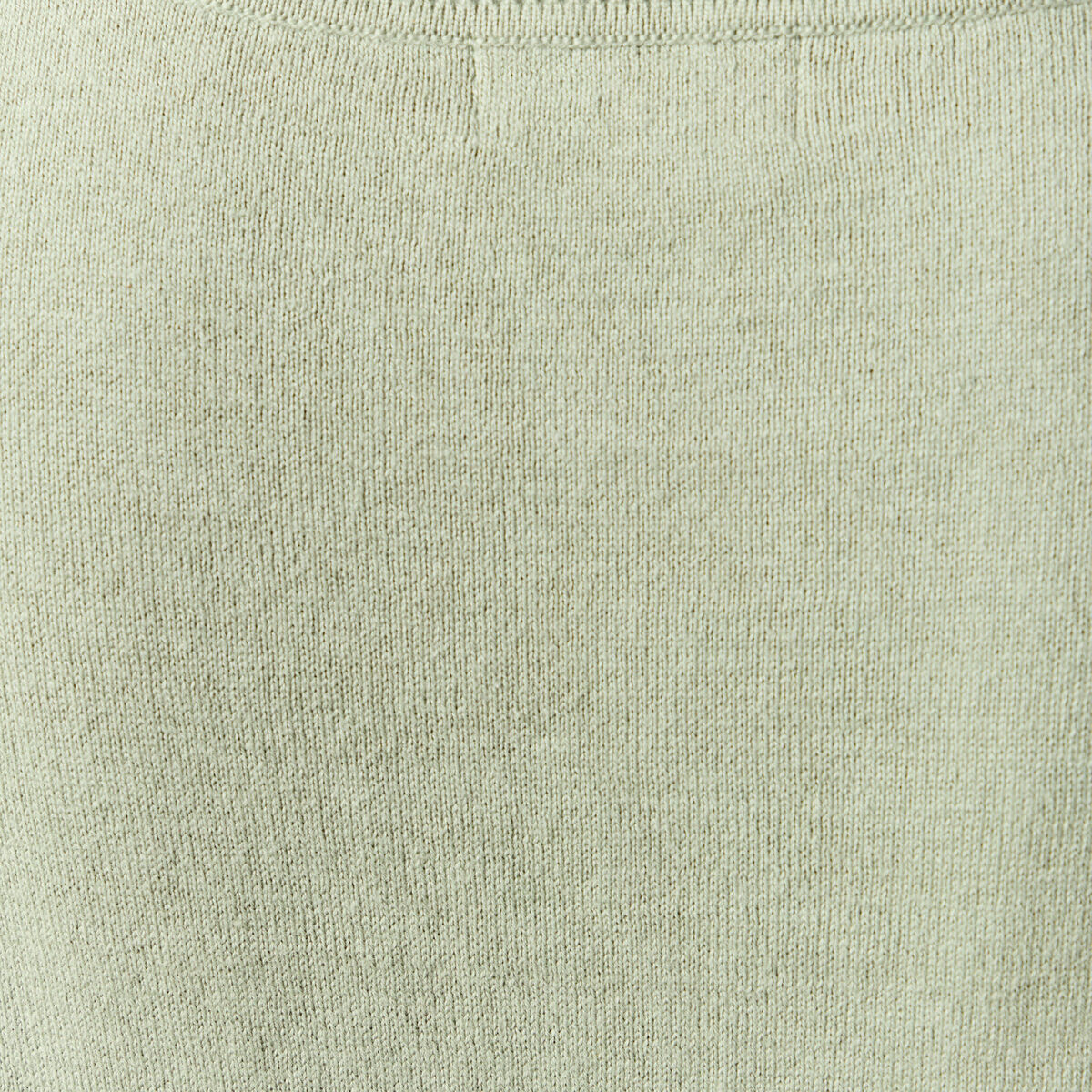 Pull manches longues vert kaki femme