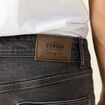 Jeans straight 5 poches denim gris homme