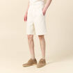 Bermuda droit ecru homme