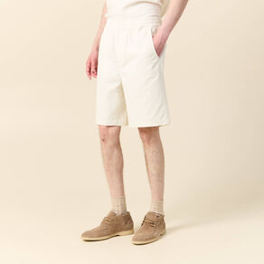 Bermuda droit ecru homme