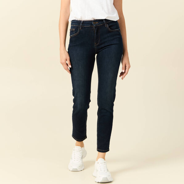 Jeans Vanessa - slim 7/8ème denim brut femme