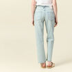 Jeans droit 7/8ème denim baby bleu femme