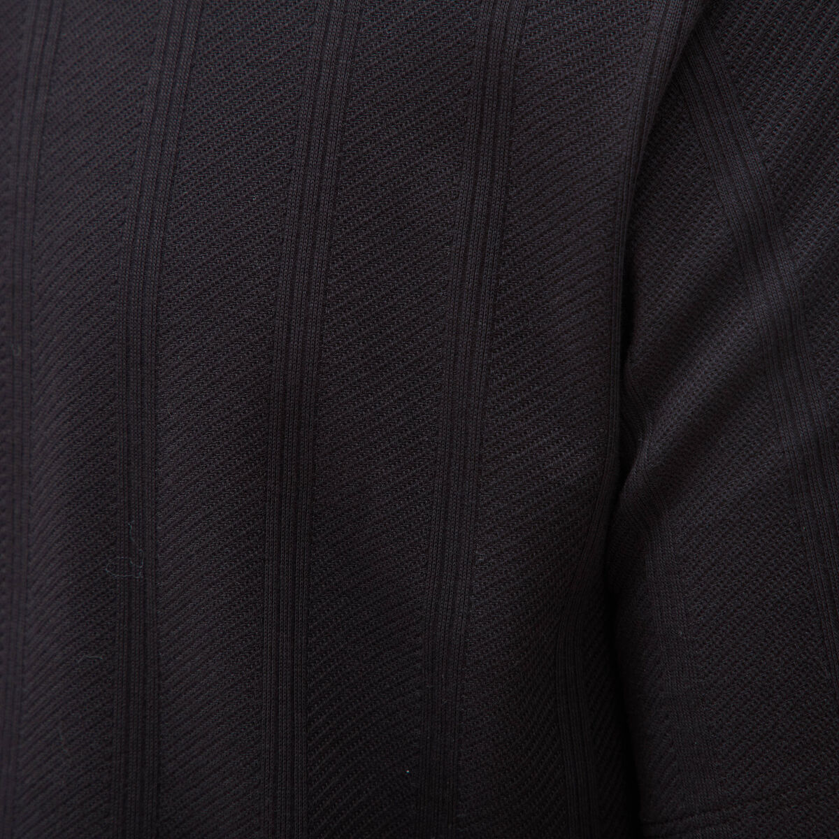 T-shirt en coton manches courtes noir homme