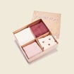 Lot 4 paires chaussettes vieux rose femme